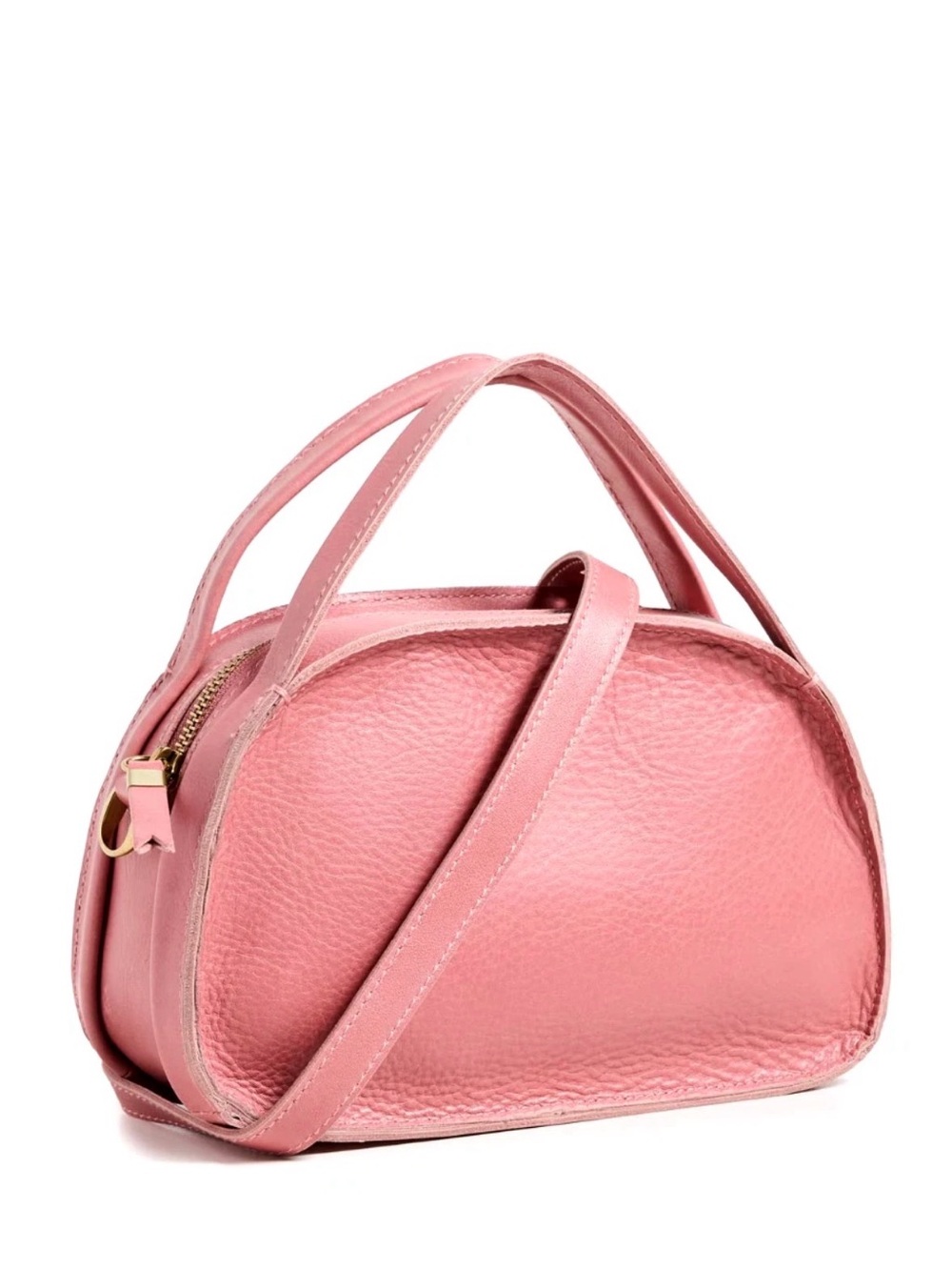 Madewell Women's The Sydney Zip Top CrossbodybVintage Quartz Pink New